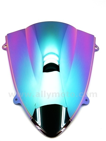 Kawasaki Ninja 250R Iridium Rainbow Double Bubble Windscreen Shield 2008-2012-2